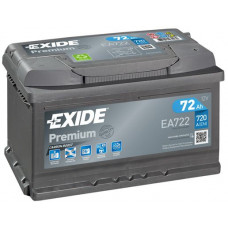 Аккумулятор EXIDE Premium 72R EA722 720A 278х175х175 (забрать сегодня)