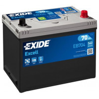 Аккумулятор EXIDE Excell 70R EB704 540A 266х172х223 (забрать сегодня)