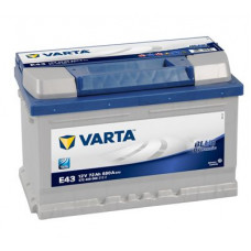 Аккумулятор VARTA Blue E43 72R 680A 278x175x175 (забрать сегодня)