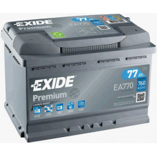 Аккумулятор EXIDE Premium 77R EA770 760A 278х175х190 (забрать сегодня)