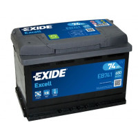 Аккумулятор EXIDE Excell 74L EB741 680A 278х175х190 (забрать сегодня)