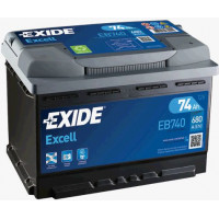 Аккумулятор EXIDE Excell 74R EB740 680A 278х175х190 (забрать сегодня)