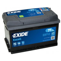 Аккумулятор EXIDE Excell 71R EB712 670A 278х175х175 (забрать сегодня)