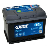 Аккумулятор EXIDE Excell 60R EB602 540A 242х175х175 (забрать сегодня)