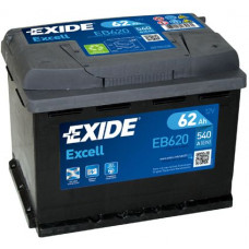 Аккумулятор EXIDE Excell 62R EB620 540A 242х175х190 (забрать сегодня)